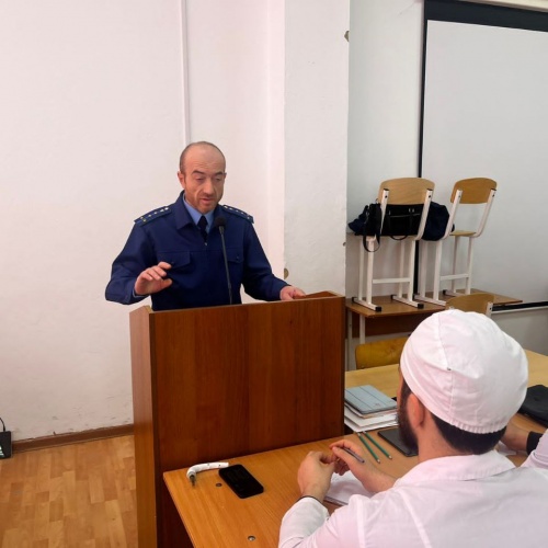 Правовые основы медицинской деятельности:в колледже состоялась встреча с помощником прокурора